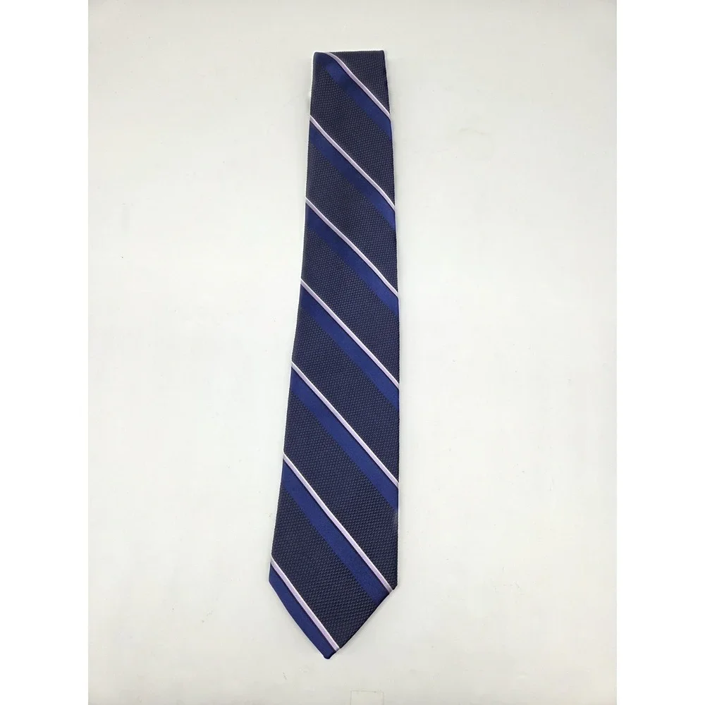Brooks Brothers Navy Purple Striped Makers And Merchants Men's‎ Silk Tie